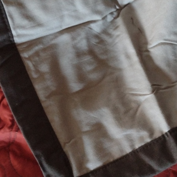 New Eurosham in brick color with dark grey border.100%cotton, 100% poly fill. - Picture 5 of 6